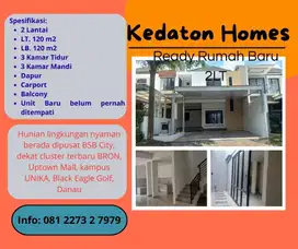 Siap Huni Rumah Baru Kedaton BSB 2LT Harga Bawah Pricelist