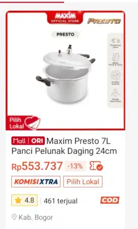 Maxim Panci Presto 7L