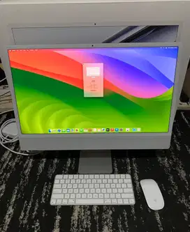 iMac 24” 2023 iBox M3 8gb 256gb GPU 10-Core Mulus Like New Fullset Ori