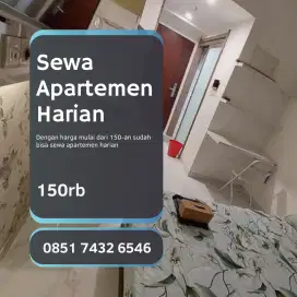 Disewakan apartemen harian Treepark Serpong BSD City termurah Tangsel