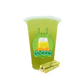 Jaga kios minuman tebu