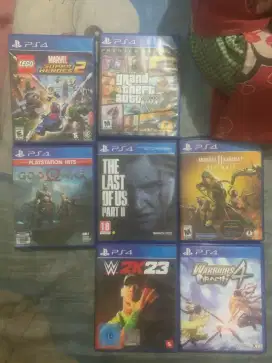 Kaset BD PS4 (Jual 7 kaset langsung)