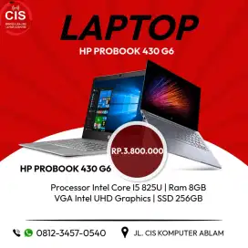 Jual Laptop HP Probook 430 G6