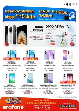 promo kemerdekaan brand oppo dapatkan benefit hingga Rp 15 juta