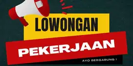 Di cari karyawan serabutan yang paham kunci dan bisa solder