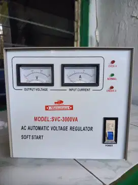 Stabilizer tegangan  listrik Matsunaga model : SCV-3000VA