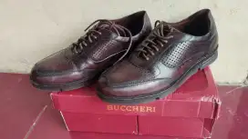 Sepatu Buccheri Alfonso Lace Up Coklat Tua