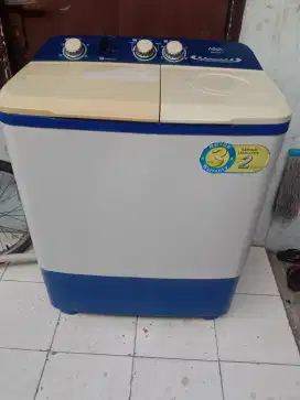 jual mesin cuci aqua 8kg mesin haluqh body mls tenaga kenceng