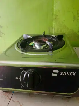 kompor 1 tungku merek sanex+ selang regulator