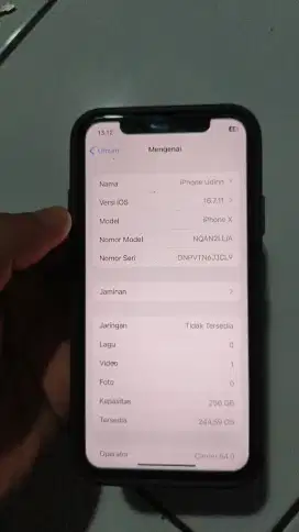 Iphone x 256 gb inter all operator