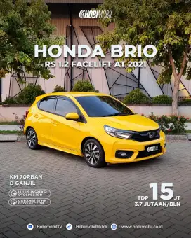 Brio 1.2 RS Facelift AT Thn 2021
