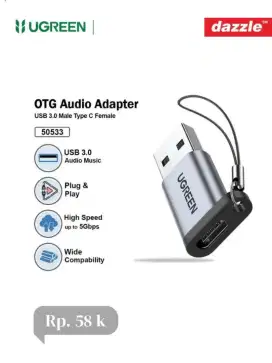 Ugreen otg audio adapter USB A to USB-C
