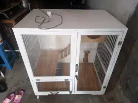 Jual kandang kucing tinggi 100 cm x lebar 60 cm x panjang 80 cm