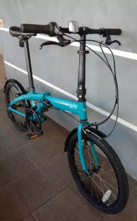sepeda lipat folding bike seli TERN LINK B7 biru 20 in standar pabrik