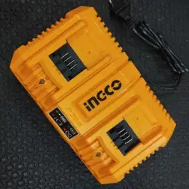 P20S Dual Fast Charger (20V/4A) INGCO FCLI2024 - Baterai Cordless Tool