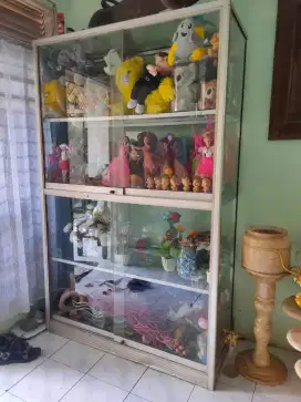 Etalase full kaca depan belakang