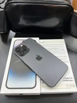 iPhone 14 Pro Max 256gb (Space Black) Beacukai, Garansi November 2025