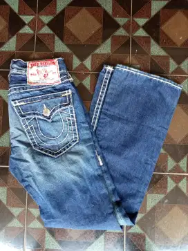 Celana jeans TRUE RELIGION section BILLY SUPER T size 32