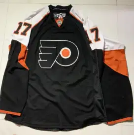 Jersey Hoki NHL Philadelphia Flyers Hitam Reebok vintage original