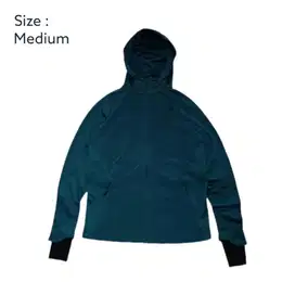 Gym-Shark Jaket Cowok Apex Hoddie Teal