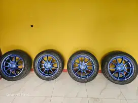 Velg rays ring 16 dan ban gt radial sx2 like new