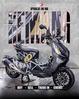 (BPKB & STNK)  Full paper Italjet 200cc Dragster Nik 2022 Km 300 perak