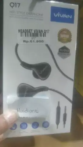 HEADSET VIVAN Q17 | ATLANTIS DAHSYAT