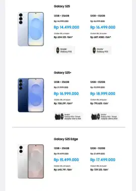 Samsung Galaxy S25 Series Bisa CICILAN & TUKAR TAMBAH
