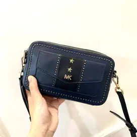 Preloved Tas Michael Kors Pocket Camera Bag Studded Multicolor