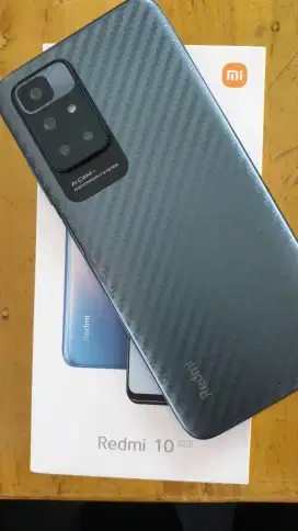 Jual redmi 10 2022 ram 4/64 fullset