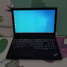 Laptop gaming desain Thinkpad W450 core i7 ram 32 ssd 512 dobel vga