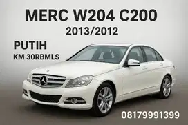 W204 Merc C200 2012 Putih TDP 5jt 30rban Mercedesz Benz 2013 W211 205