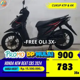 HONDA NEW BEAT CBS 2024 SEKEN KREDIT DP 900RIBU ANGSURAN TERJANGKAU