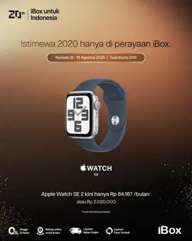 PROMO IBOX 2020 LAST CALL, Apple Watch SE 2 gen 40mm