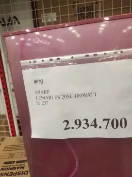 Bisa cicil lemari es Sharp bunga 0% tanpa DP & tanpa kartu kredit