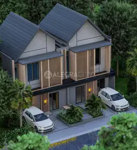 Rumah Dijual 2 Lantai Korea Style Modern Minimalis di Parung Bogor