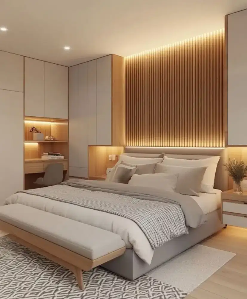 KITCHEN SET BEDROOM SET DESAIN INTERIOR DESIGN LEMARI PAKAIAN