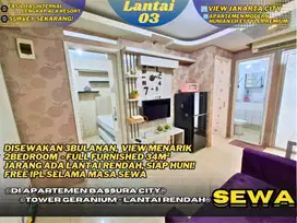 Tempati Sekarang! 2BR Furnished LantaiRendah View Pool Di Bassura City