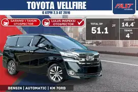 TOYOTA VELLFIRE G ATPM 2016 2.5 AT PILOT SEAT SUNROOF PJK PJG#F3ST