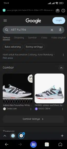Sepatu adida futureflow original