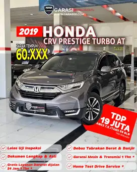 (TDP 19 JT)HONDA CRV PRESTIGE TURBO AT 2019