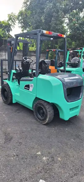 Forklift Mitsubishi 3 Ton,Matic,3 Meter,Mesin S4S,Tahun 2018