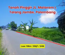 Tanah dekat Pasar Talang Jambe Palembang