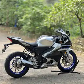 KEREN ABIS! YAMAHA YZF R15M ABS QS SILVER 2023 KM 8K PAJAK PANJANG