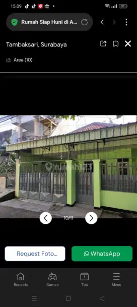 DIJUAL RUMAH 2LANTAI 
SIAP HUNI
 LEBAK ARUM BARAT 30m Jl Raya Kenjeran