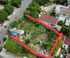 Dijual tanah Sukarami Pinggir jalan JL Sukabangun 2 Palembang