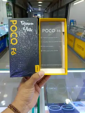 Poco F6 5G 8/256 Super Duper Like New 100% Garansi Resmi Panjang