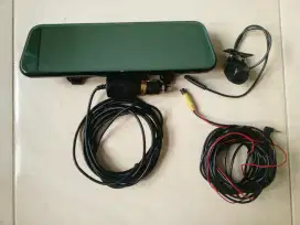 Dashcam Spion Tengah Dual Camera Depan Belakang Touchscreen USED NEGO
