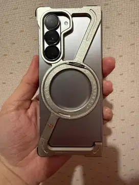 Outsbasf metal frameless phone case samsung fold 6