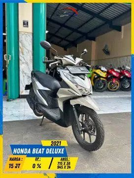 HONDA BEAT DELUXE 2021 MANTAP GASS MASZEHH HIKMAH MOTOR KEPUH